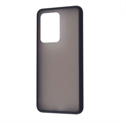 Чехол Matte Color Case (TPU) Samsung Galaxy S20 Ultra black